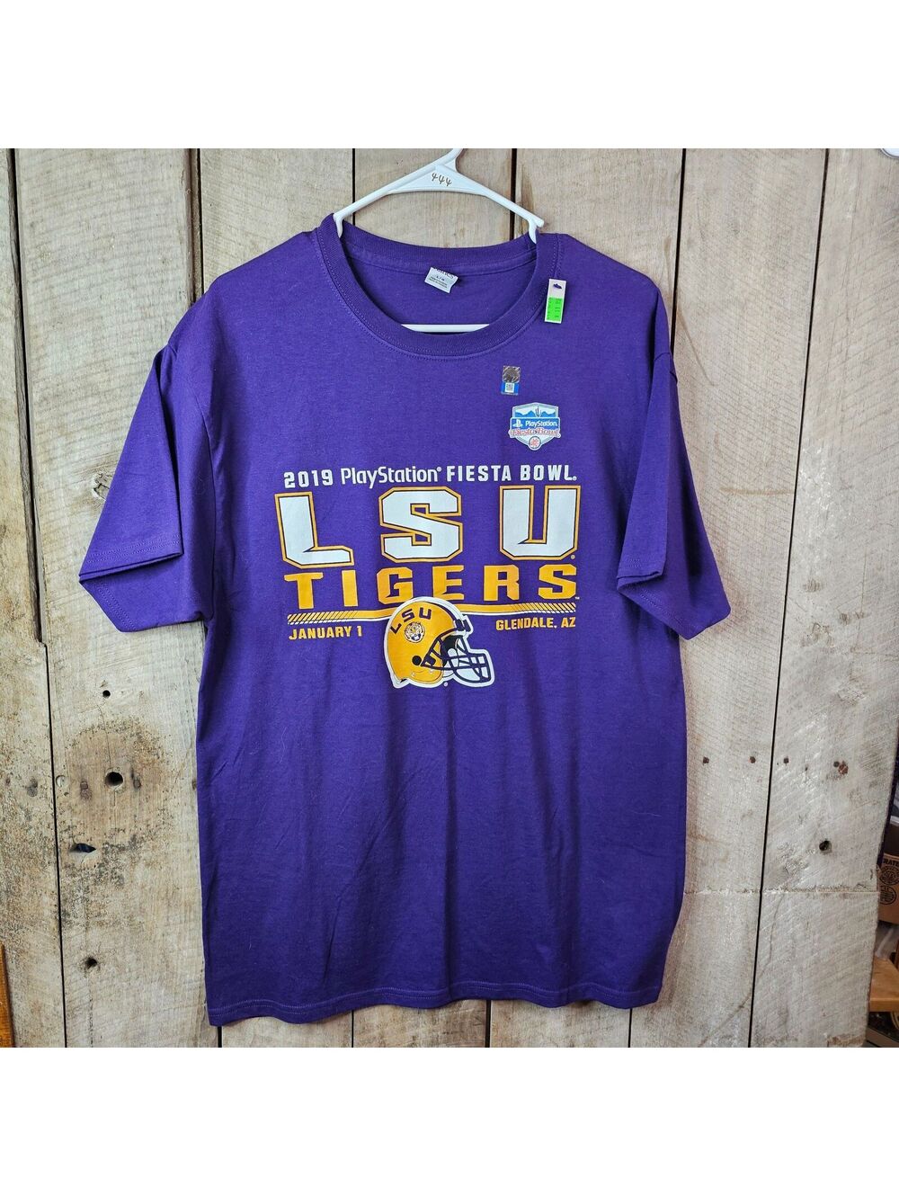 LSU Tigers 2019 PlayStation Fiesta Bowl T-Shirt Purple Size Large